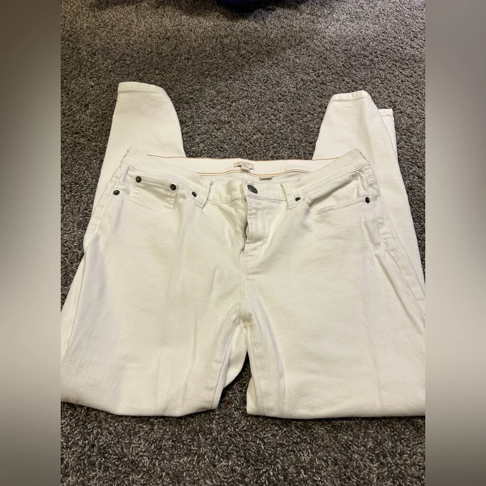J. Crew Ankle/Cropped Jeans in White